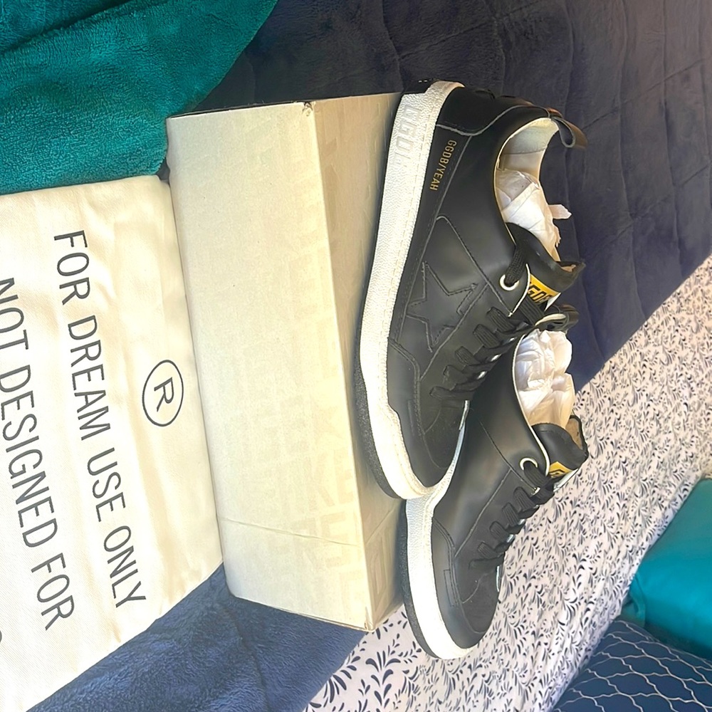 Golden Goose 💯 Sneakers-All Black Yeah -IT Size 40 EUC